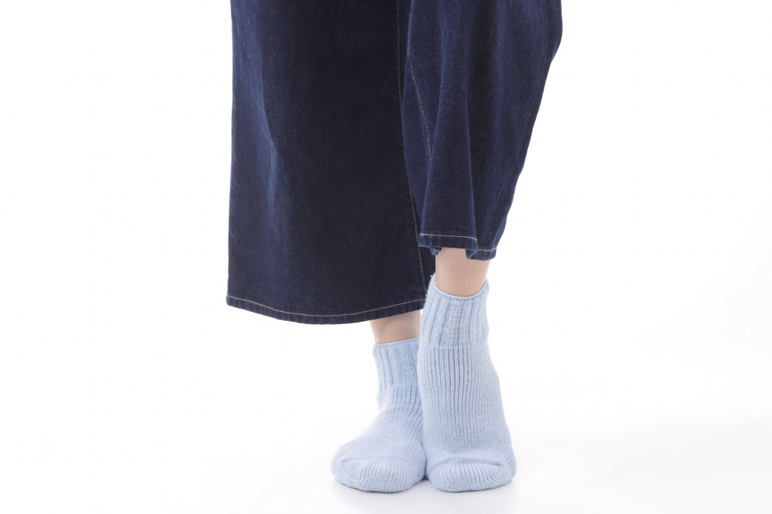 暖かいパイルミディアムソックス