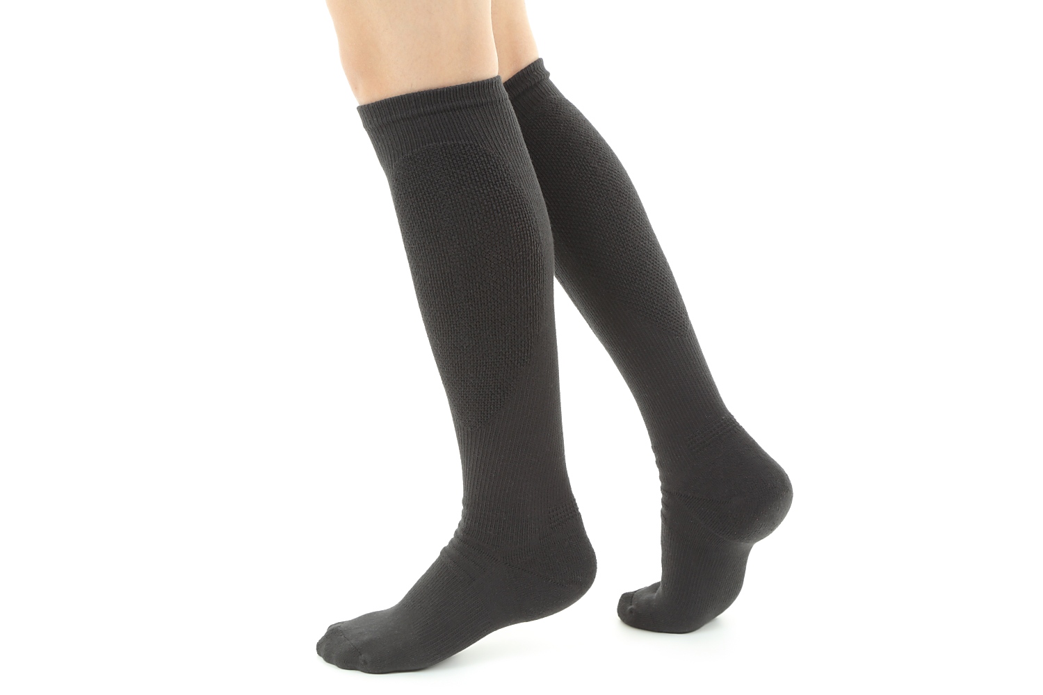 メンズ　レディース着圧サポータ　ハイソックス　履き心地抜群