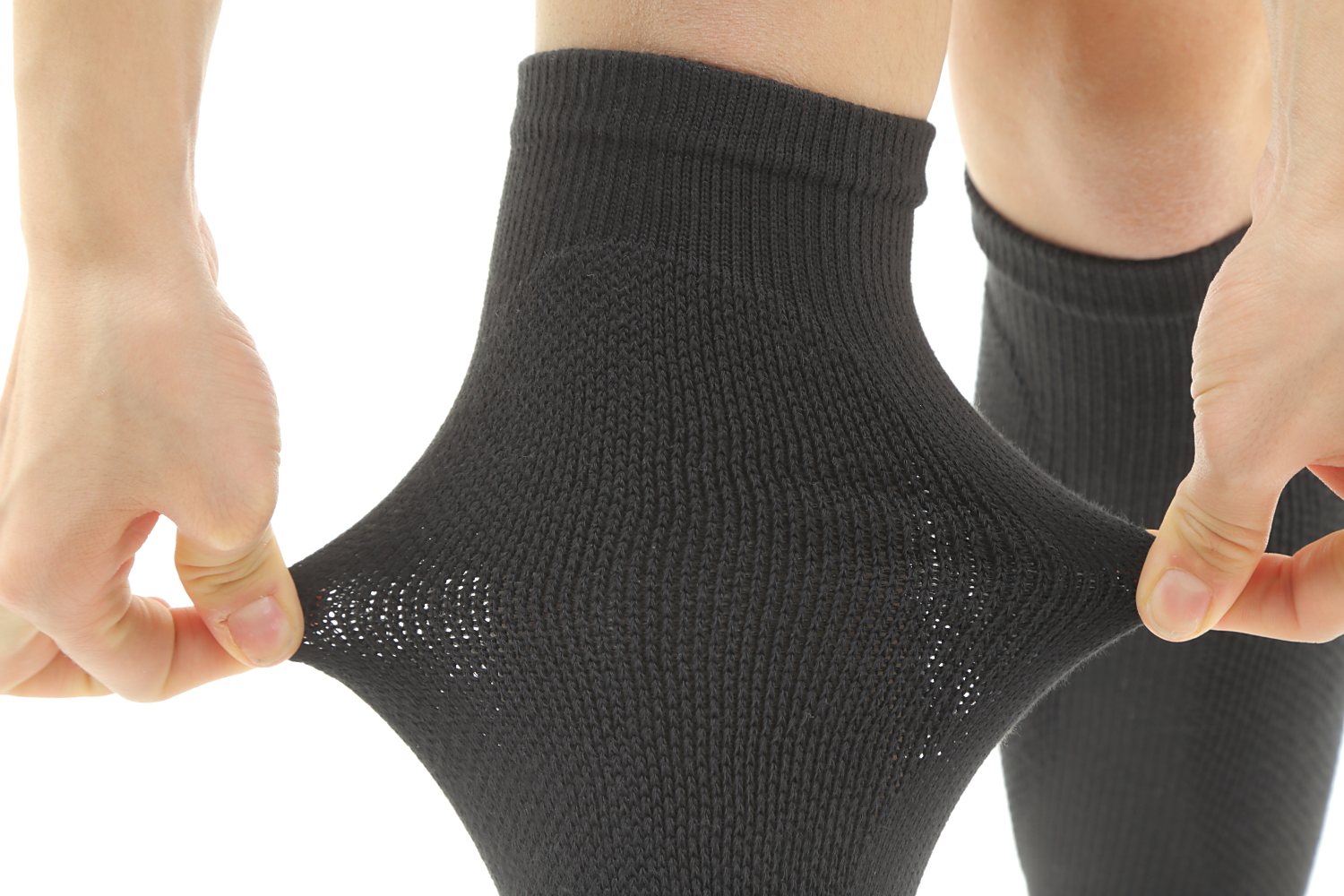 メンズ　レディース着圧サポータ　ハイソックス　履き心地抜群