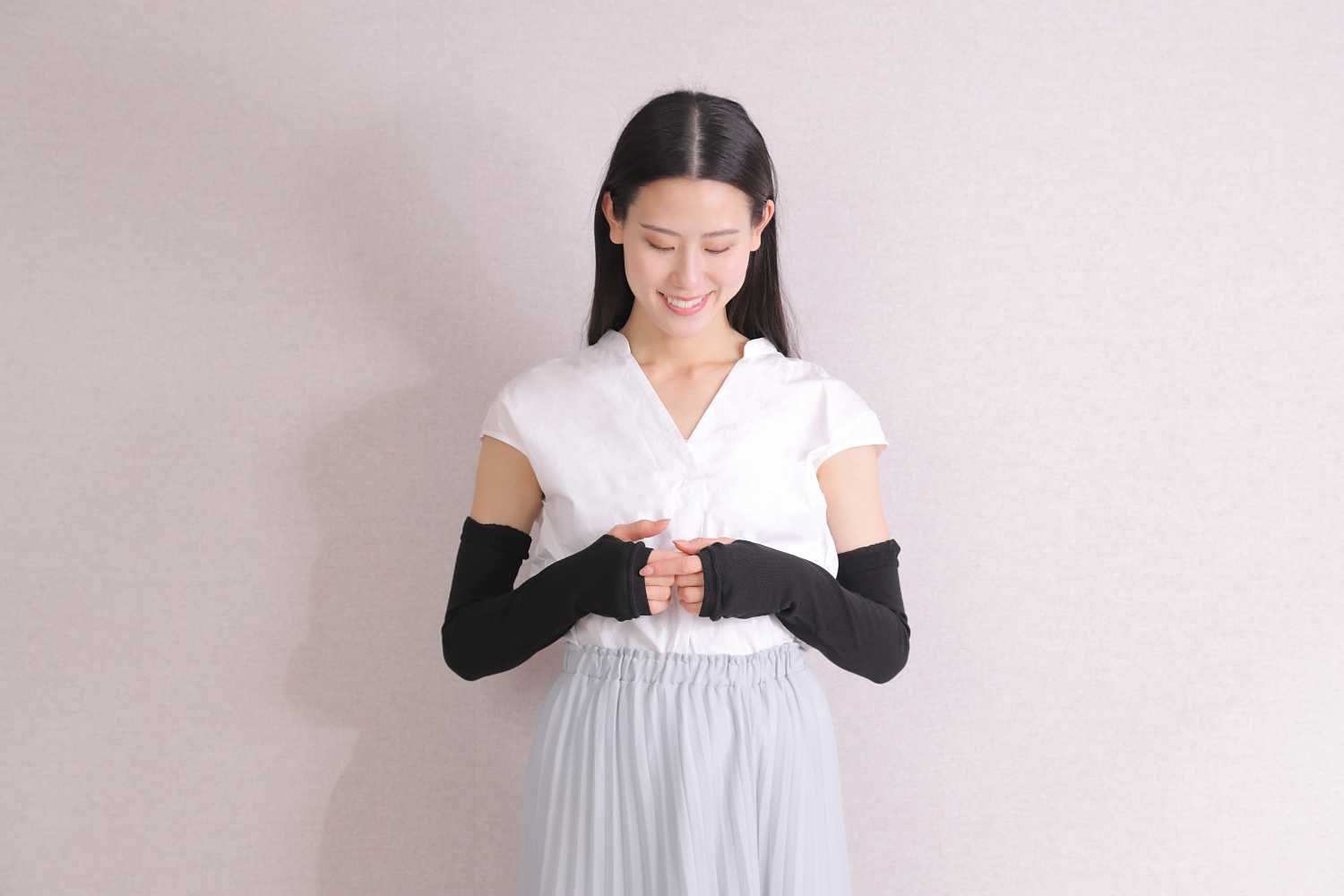 アームカバーぴったり