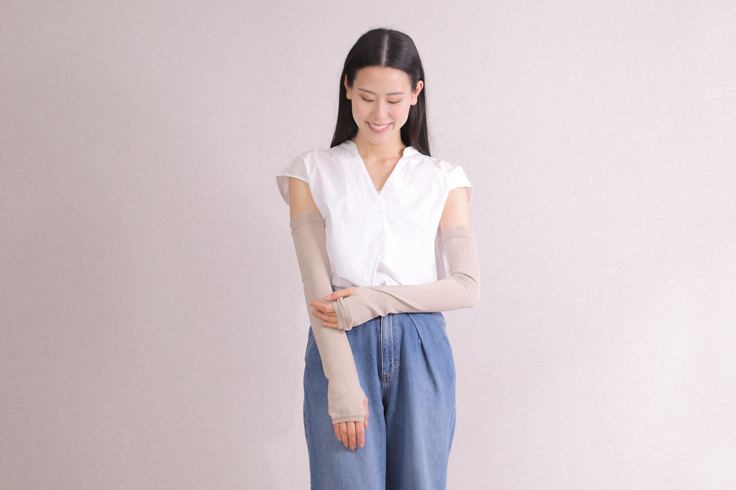 アームカバーぴったり