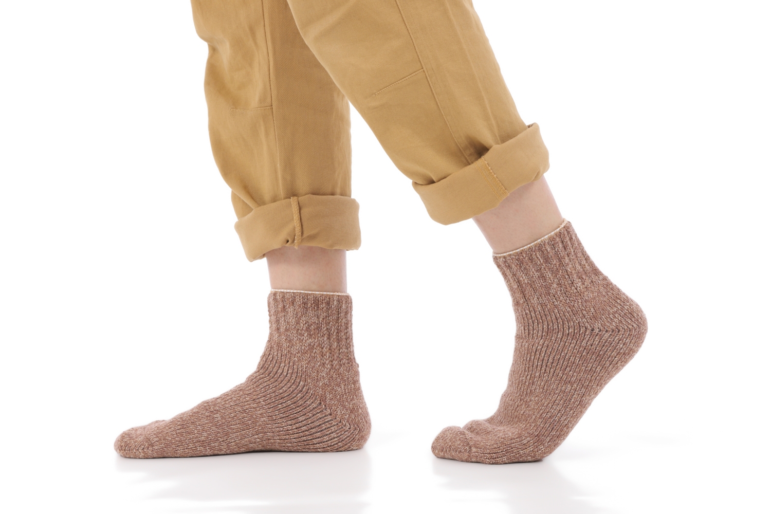 暖かいパイルミディアムソックス