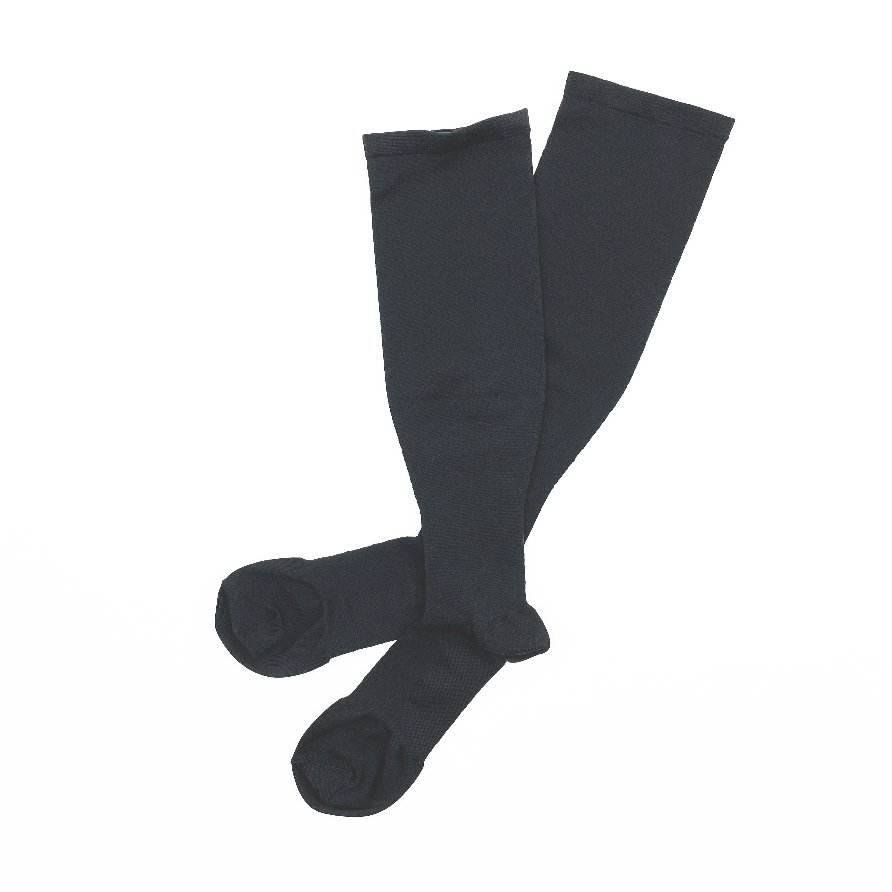 着圧ソックス（ダイヤ柄）