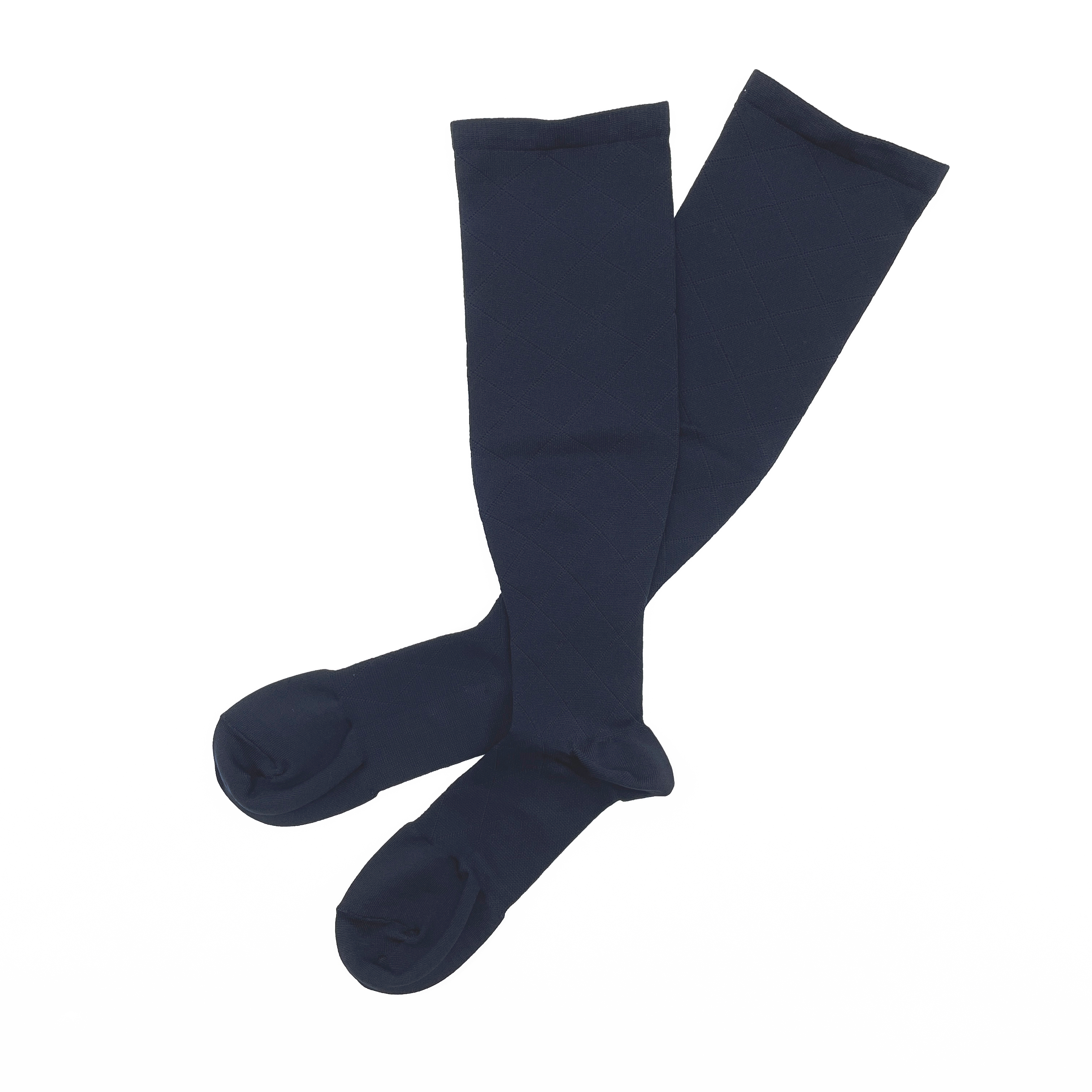 着圧ソックス（ダイヤ柄）