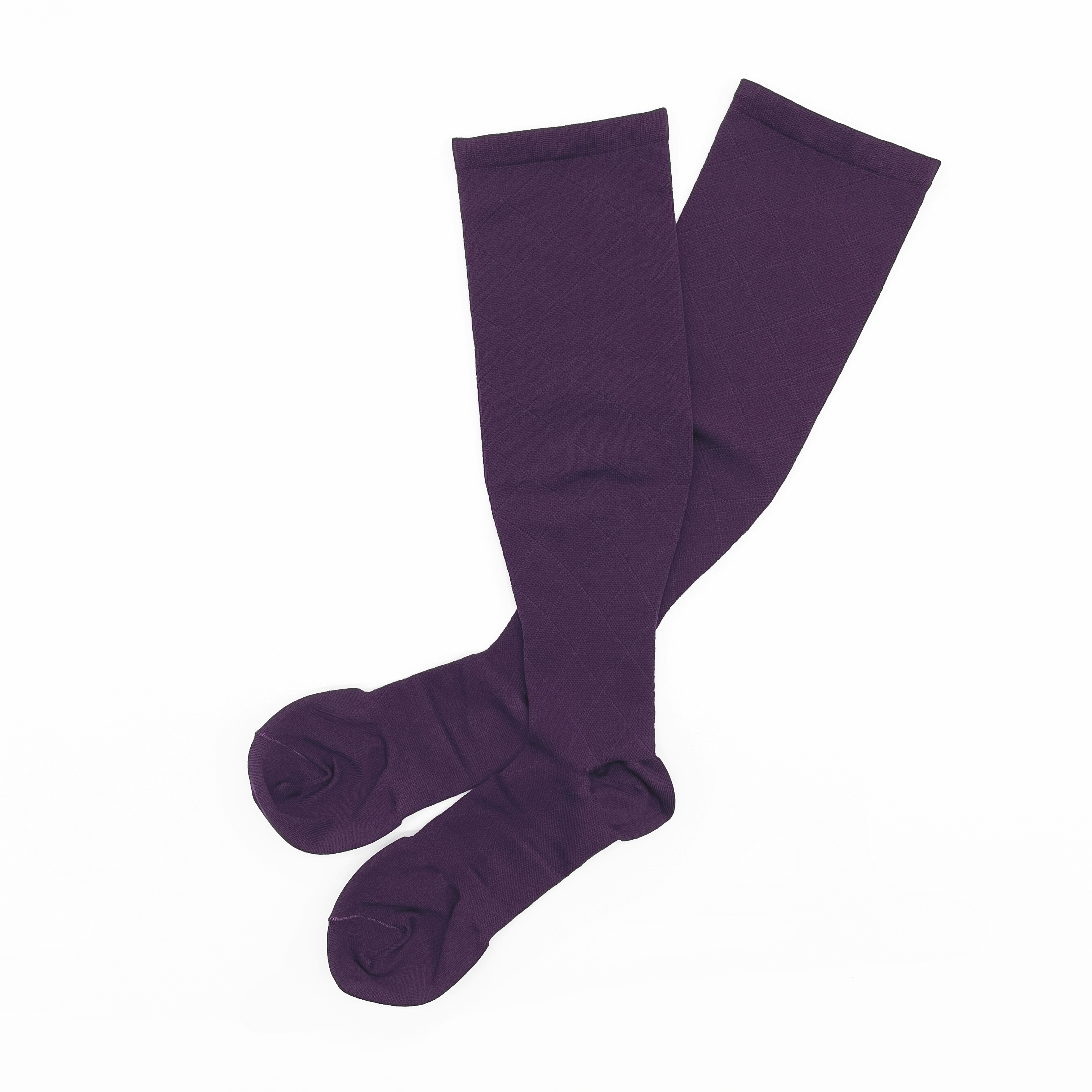 着圧ソックス（ダイヤ柄）