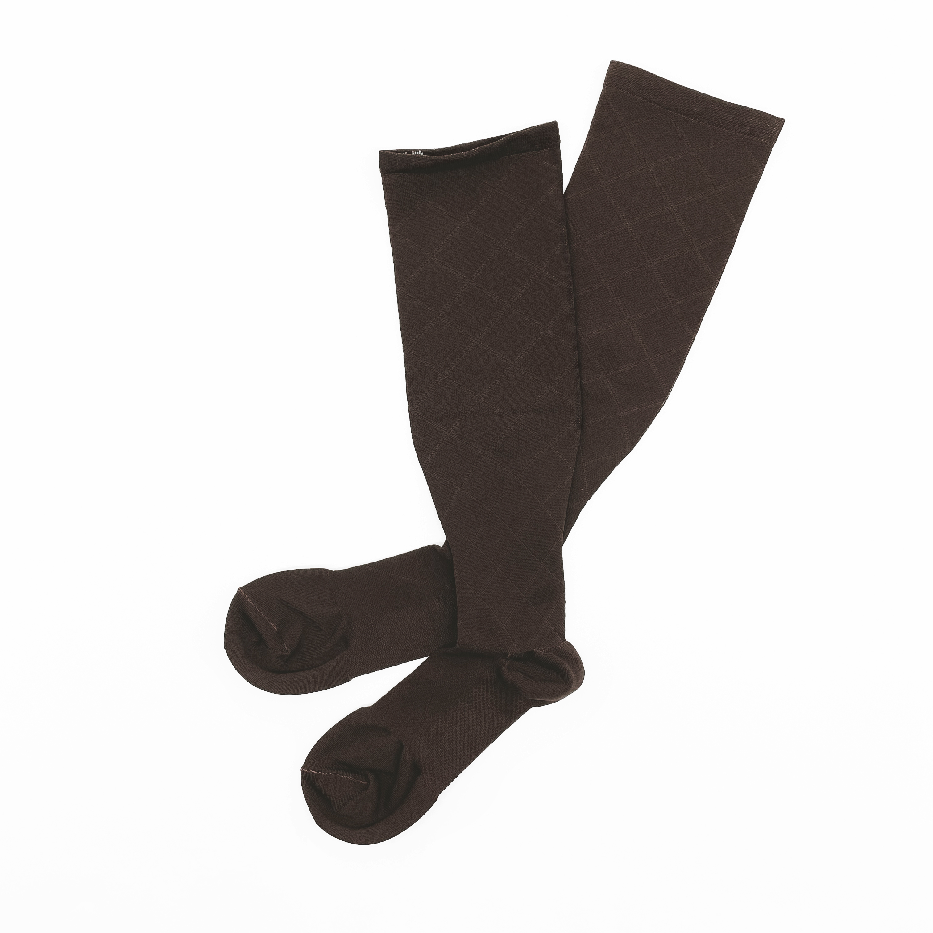 着圧ソックス（ダイヤ柄）