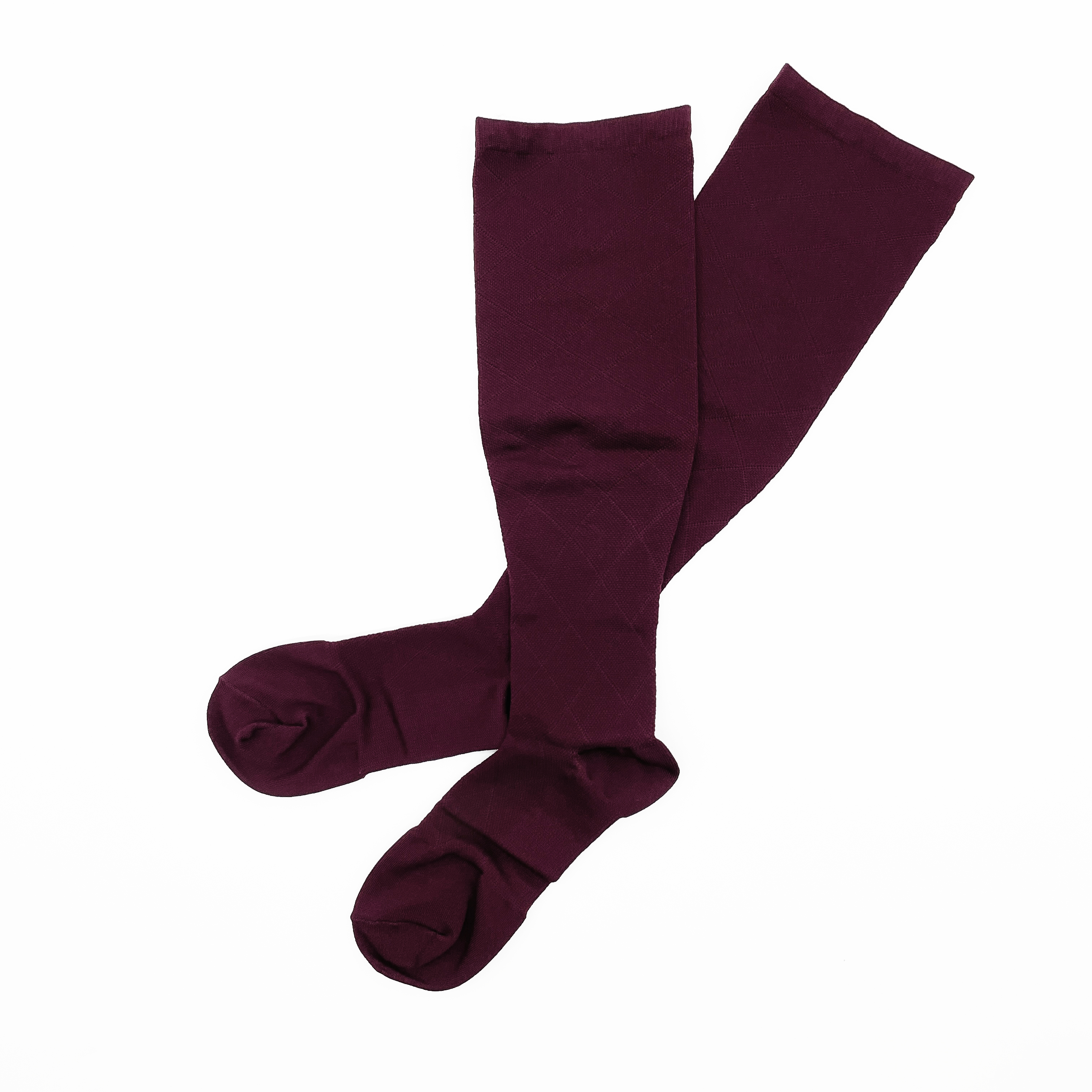 着圧ソックス（ダイヤ柄）