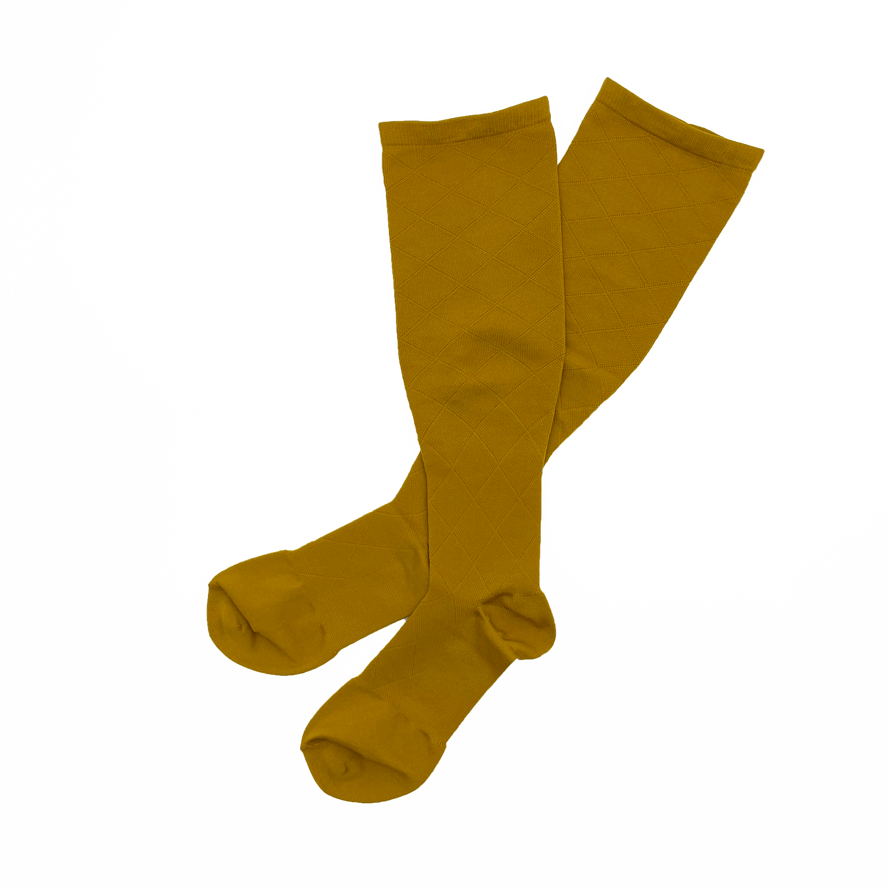 着圧ソックス（ダイヤ柄）