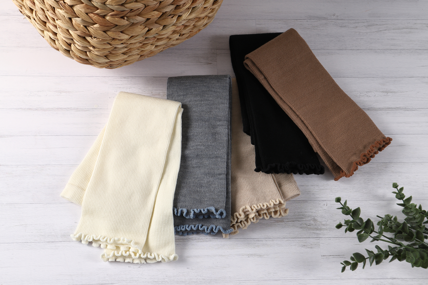 メリノオプティモ使用 ウールレッグウォーマー